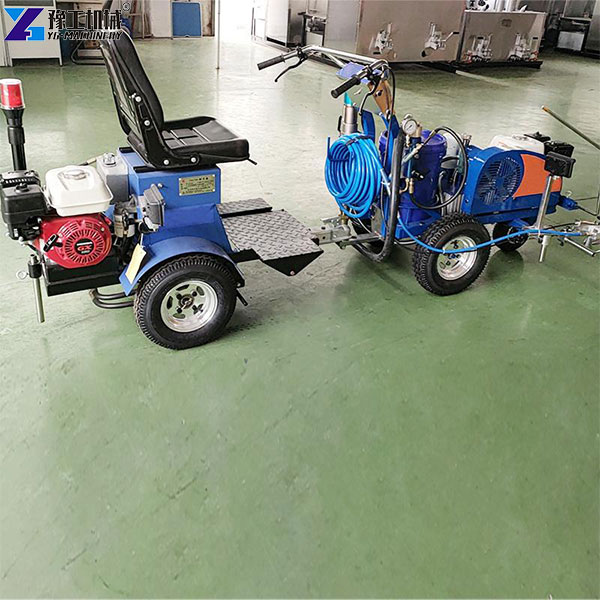 cold paint road marking machine with booster