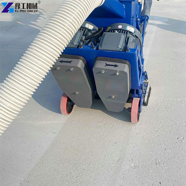 concrete floor bead blaster application