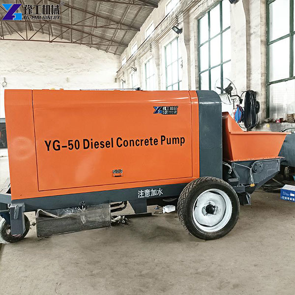 mini concrete pump machine factory