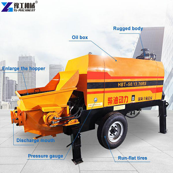 mini concrete pump machine