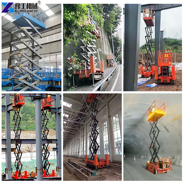 motorised scissor lift application