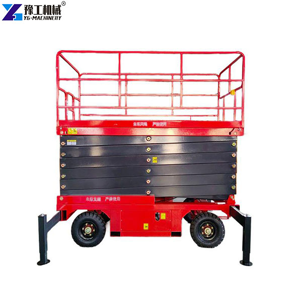 motorised scissor lift of YG