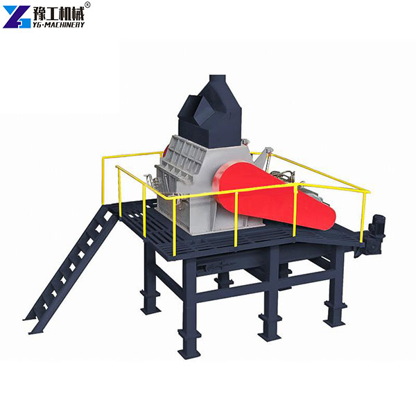 rubber tire shredding machine in YG