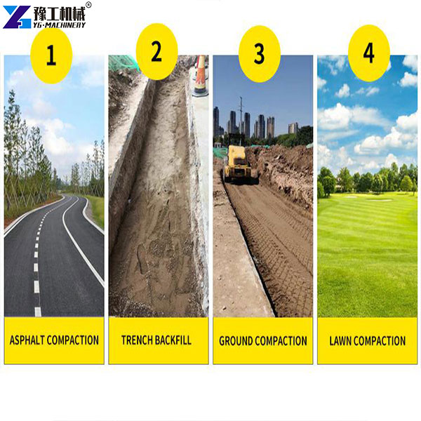 small asphalt roller application
