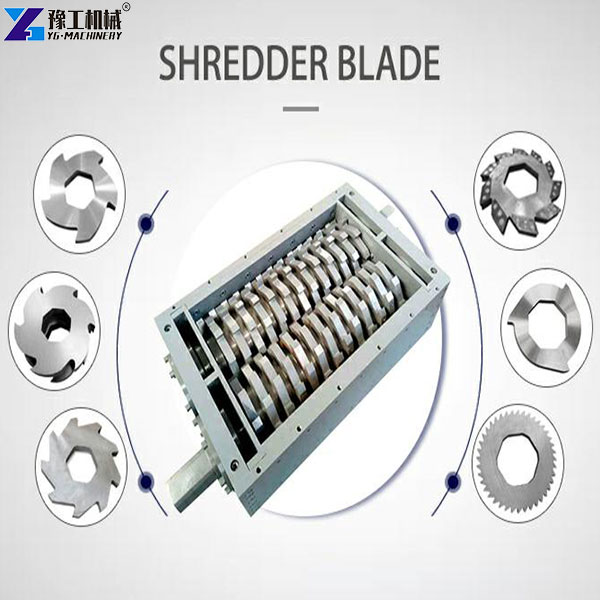 small tire shredder parts