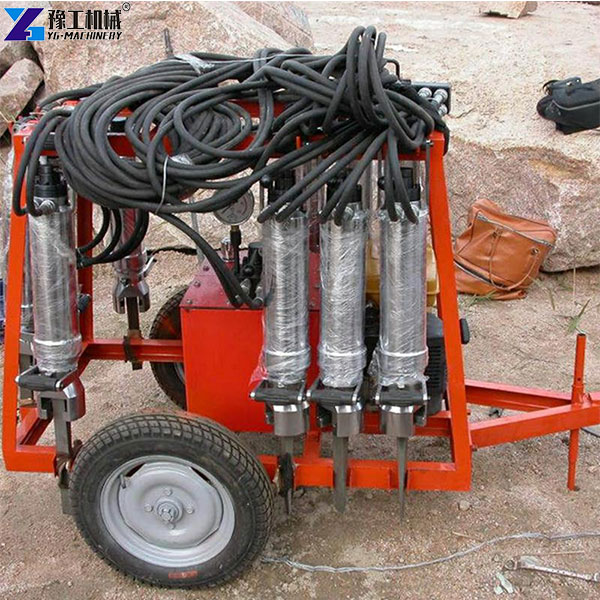 stone splitter hydraulic usage
