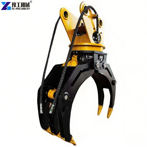 YG's hydraulic excavator grapple