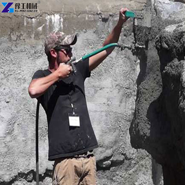 cement mortar sprayer usage