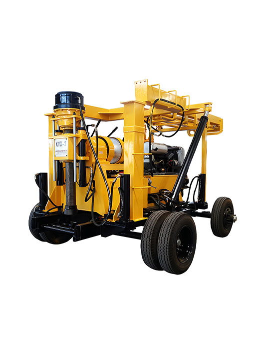 core drilling rig with wheels