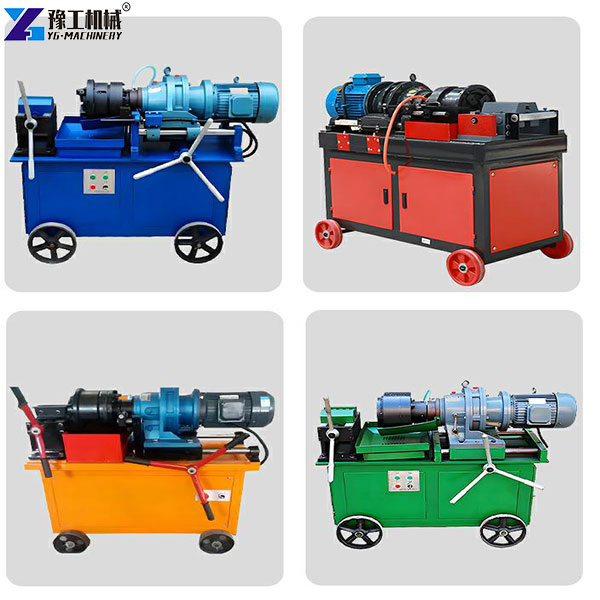 different types of steel threading machine