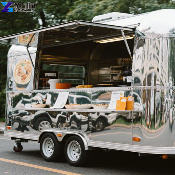 durable stainless steel food trailer