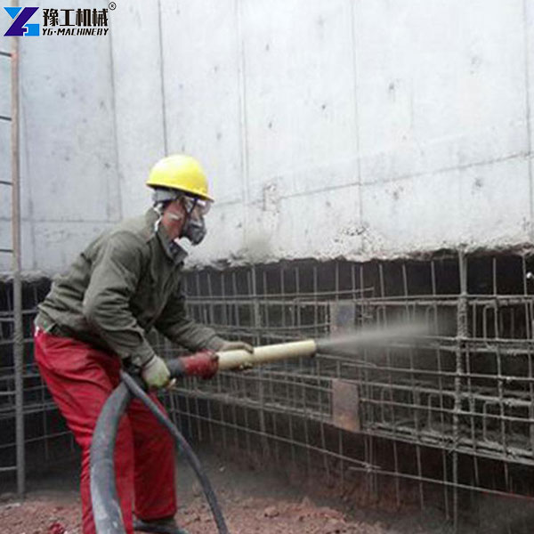 high efficiency cement mortar spray machine