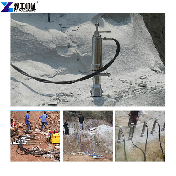 piston rock splitter application