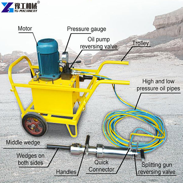 piston rock splitter details