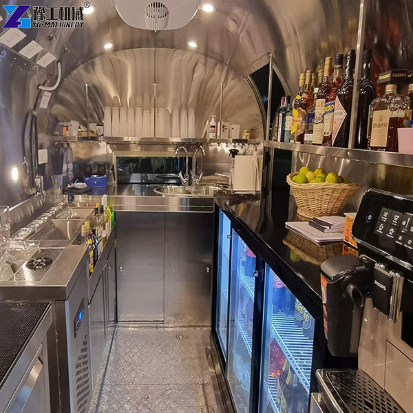 stainless steel food trailer details