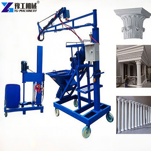 YG’s GRC spray machine