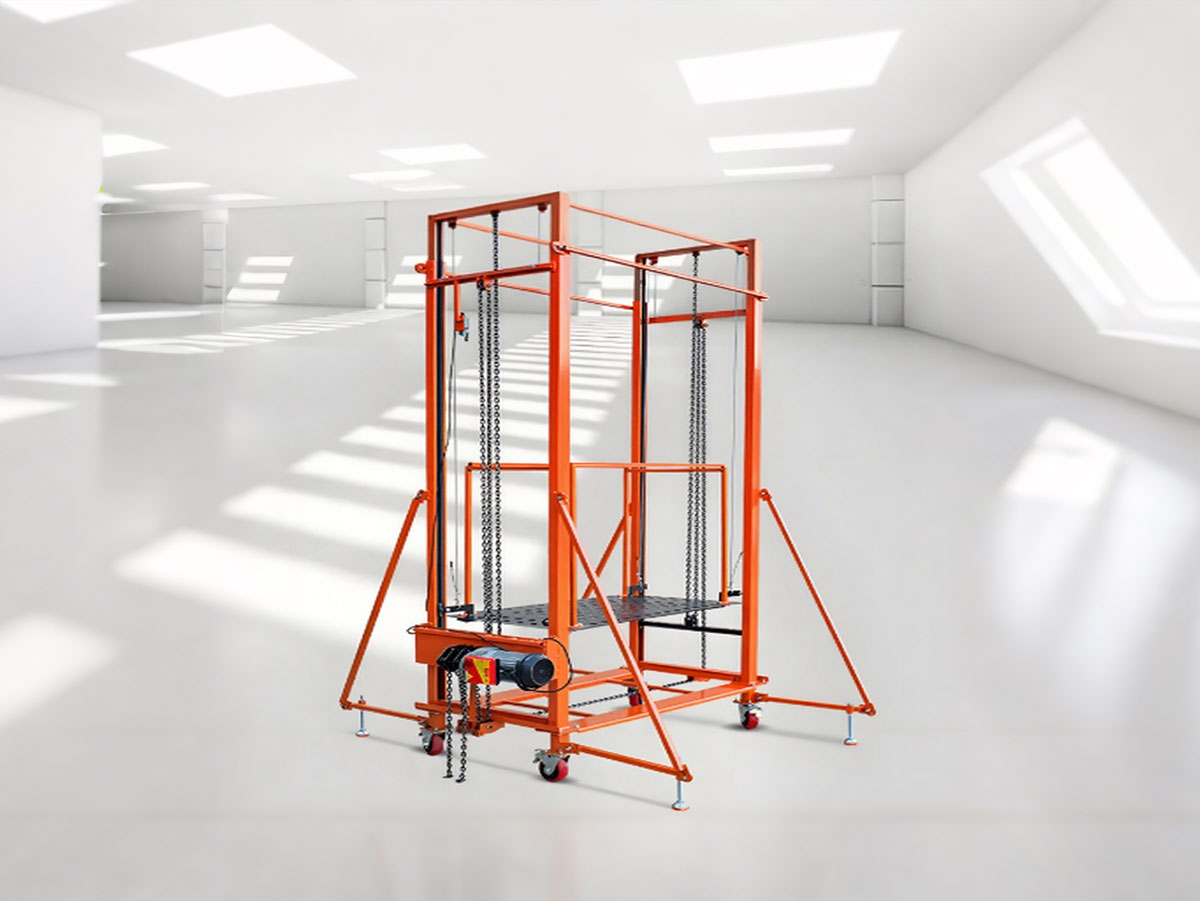 YG's folding electric scaffolding