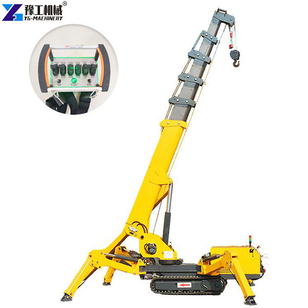 YG's tracked mini crane