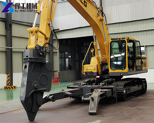 car dismantling shear real shot