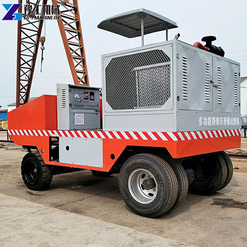 concrete curb extruder real shot