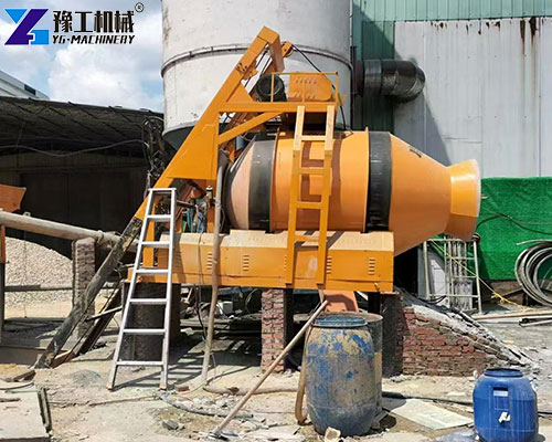 concrete mixing equipment application