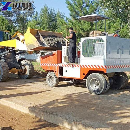 curb paving machine application