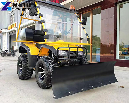 driveway snow removal equipment with plow blades