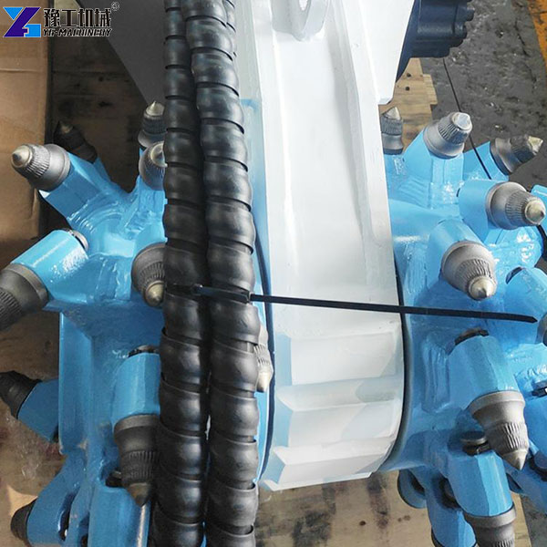 drum cutter attachment for excavator