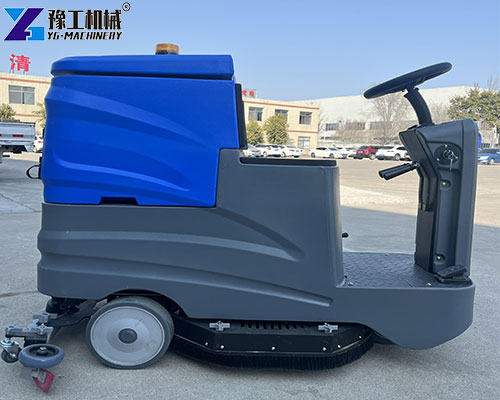 durable industrial ride on floor scrubber