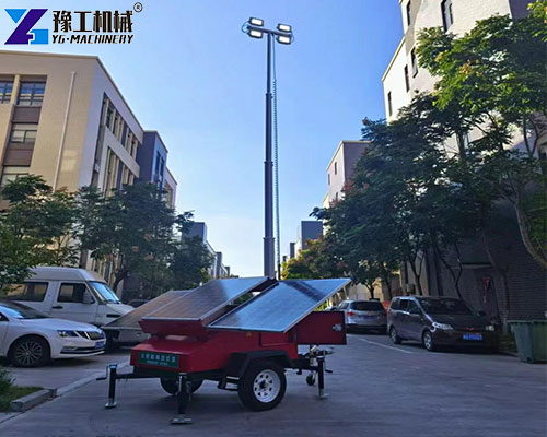 durable portable solar light tower