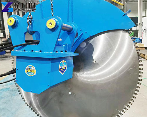 excavator rock saw attachment