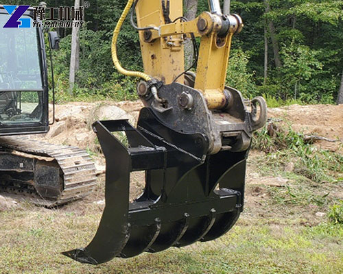 land rake for excavator application