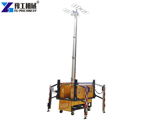 pneumatic lift portable light tower for sale