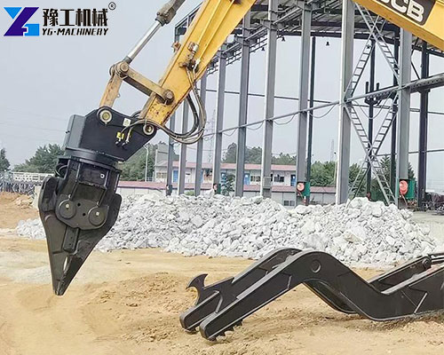 powerful excavator vehicle dismantler
