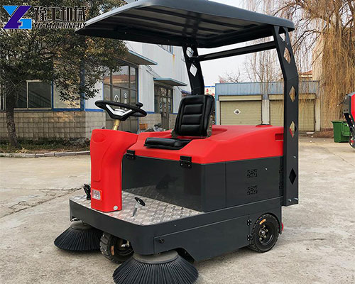 red mini road sweeper for sale