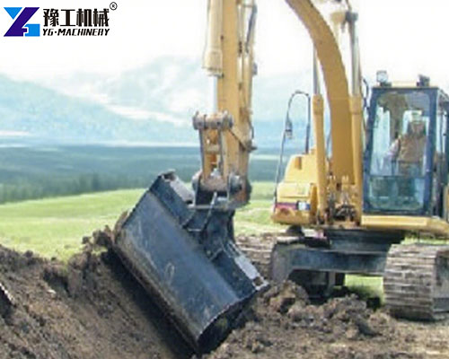 tilt grading bucket application