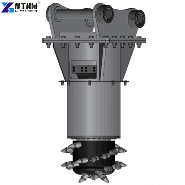 vertical drum cutter attachment