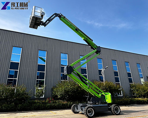 YG's articulating boom platform