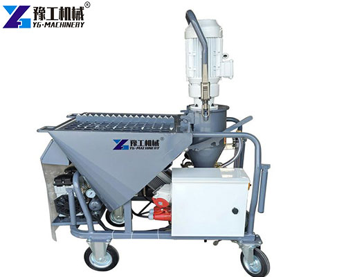 YG's gypsum spray machine