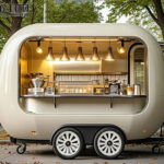 YG's round food trailer