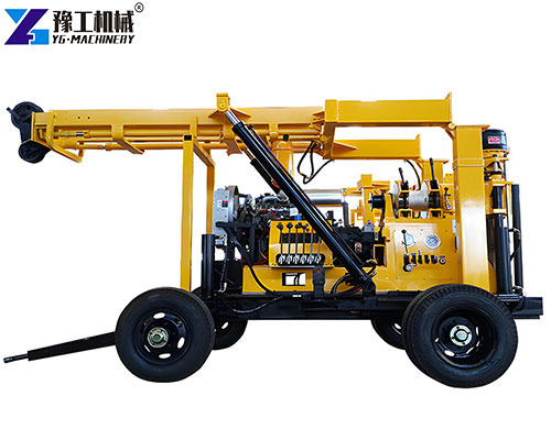 YG's trailer mounted drilling rig