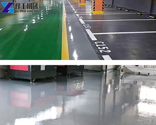 application of concrete honing machine