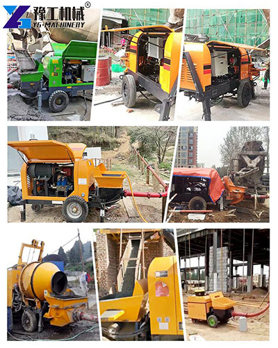 application of concrete pump trailer for sale