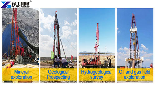 application of fully hydraulic core drilling machine for mining