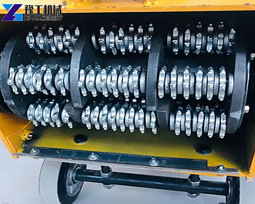 concrete scarifying machine details