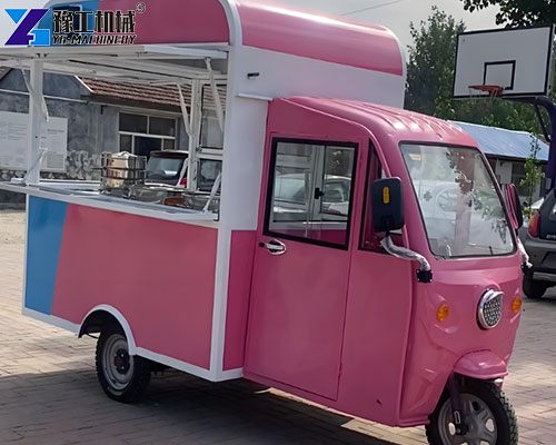 durable electric tricycle food cart