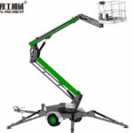 durable tow behind articulating lift