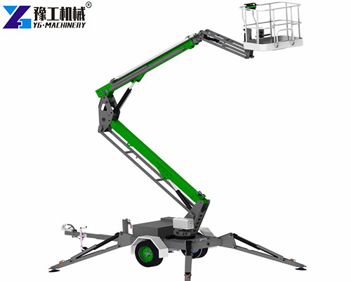 durable tow behind articulating lift
