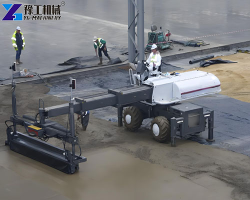 efficient concrete laser leveling machine