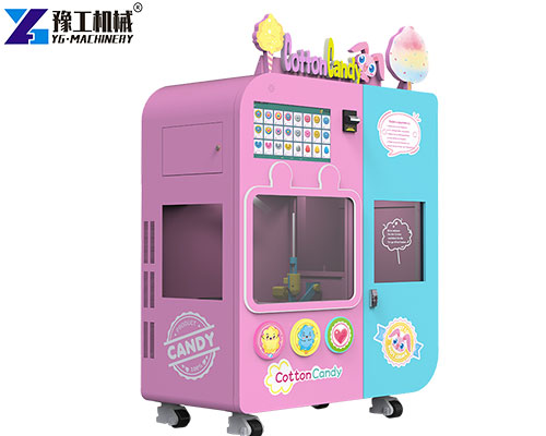flower cotton candy vending machine in YG
